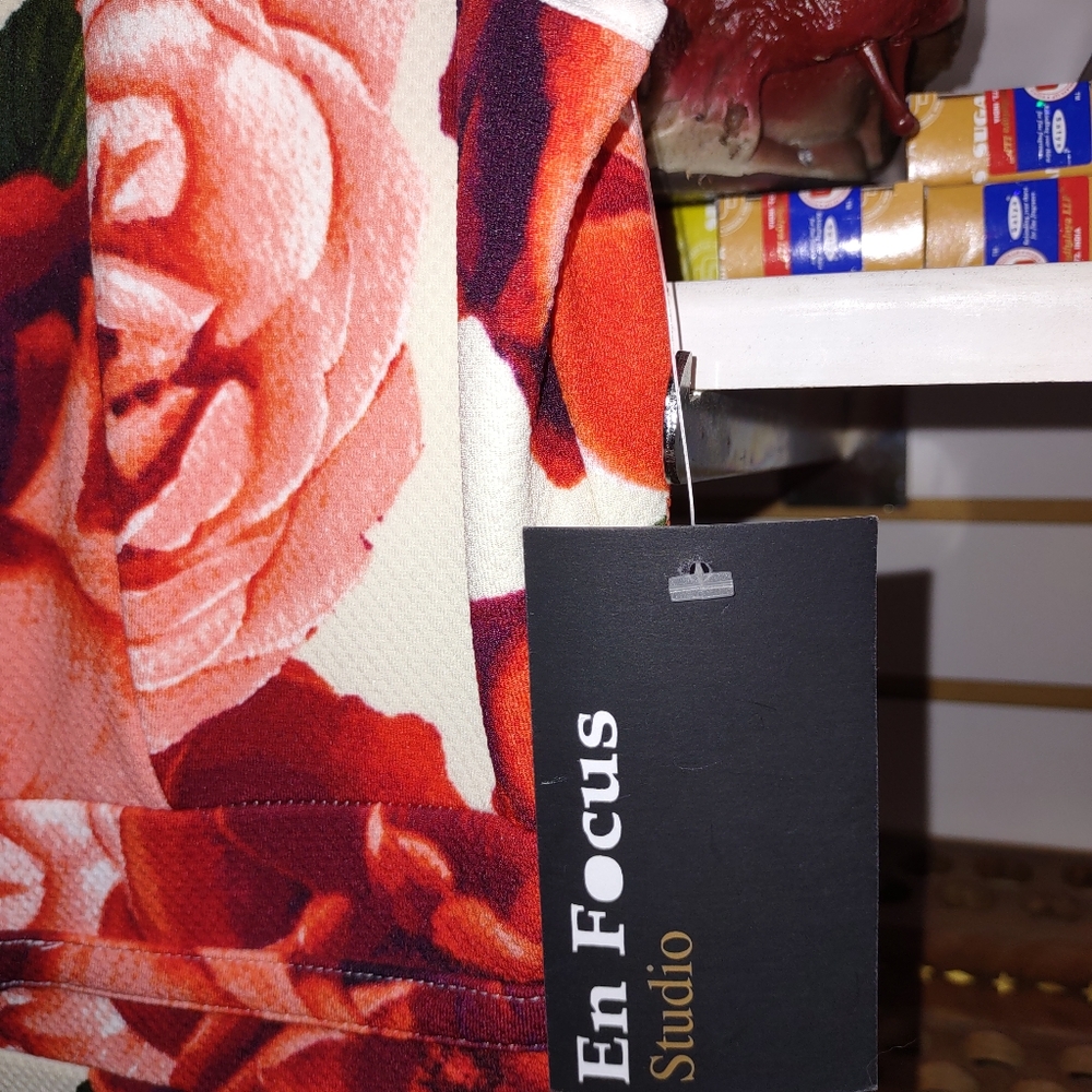ROMANTIC DATE DRESS / RED ROSES! - Picture 3 of 6